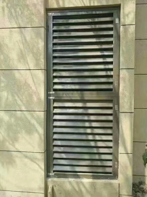 通風（fēng）鋅鋼百葉窗工程實例