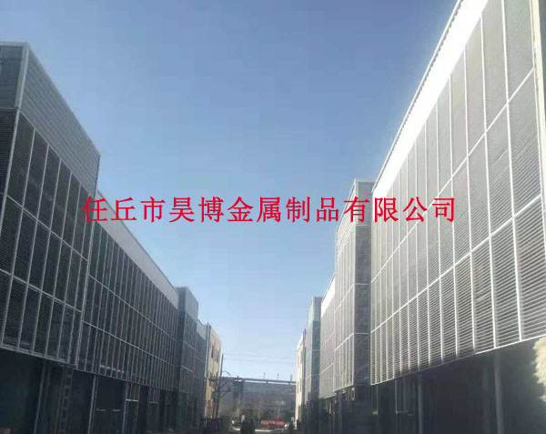 建（jiàn）築外牆整體百葉窗廠家安（ān）裝效果（guǒ）