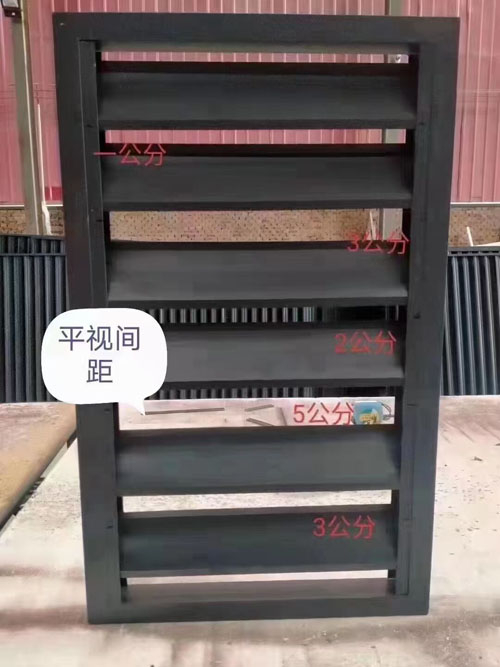 樓房鋅鋼百（bǎi）葉窗護欄安裝實例