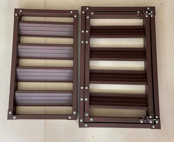 外牆裝（zhuāng）飾鋅鋼（gāng）護欄百葉窗